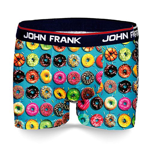 JOHN FRANK DİJİTAL BASKILI BOXER MULTICOLOR - 1